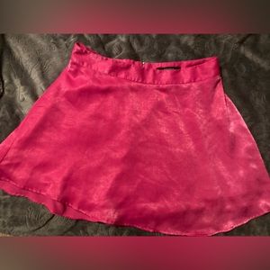 Pink mini skirt